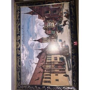 E. Otto Schmidt German Tin Lebkuchen Tin Detailed Box Tin